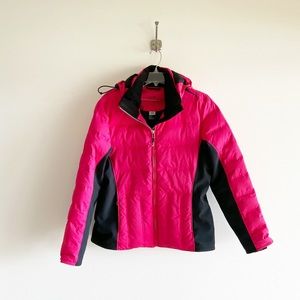 Obermeyer Pink & Black Fitted Stretch Jacket
